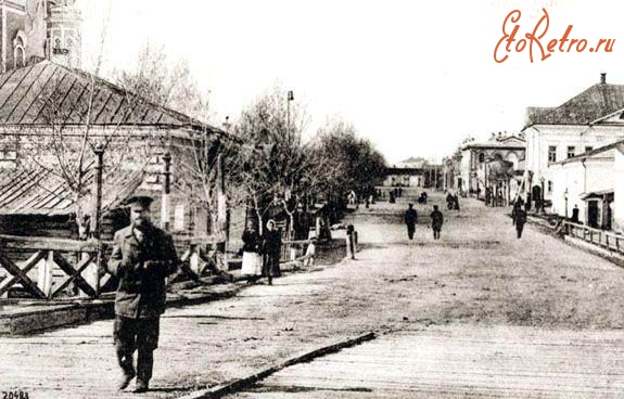 Шадринск - Начало XX века. Шадринск. Одна из старейших улиц города