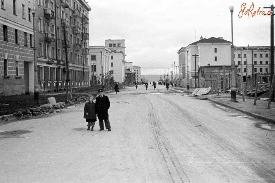 Мурманск - Мурманск 50-х гг. / Перспектива, 1956 г