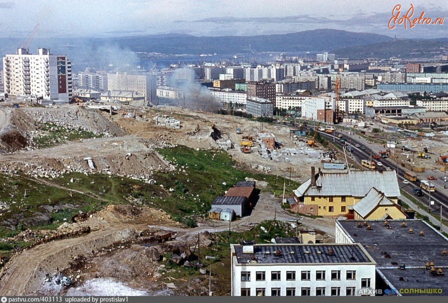 Мурманск - Кольский проспект 1985—1988, Россия, Мурманская область, Мурманск