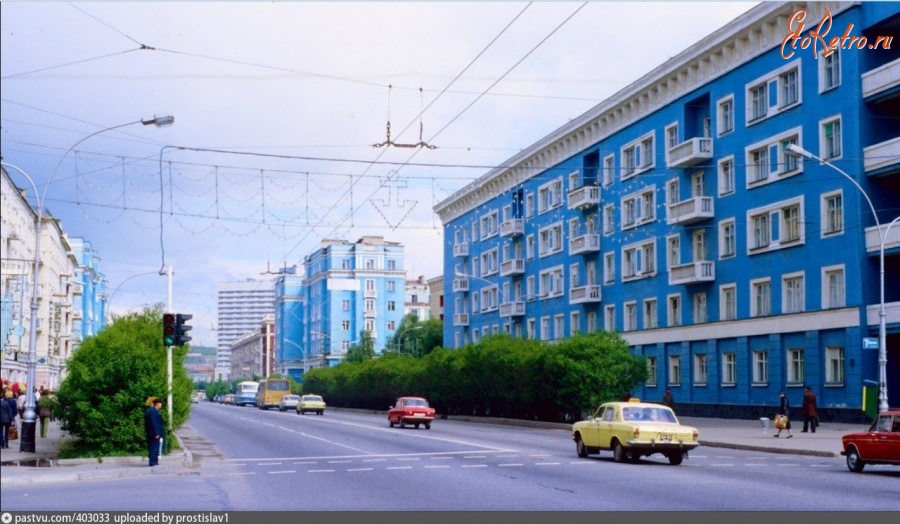 Мурманск - Проспект Ленина 1985—1988, Россия, Мурманская область, Мурманск