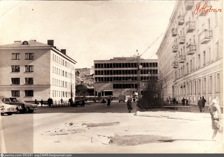 Мурманск - Улица Профсоюзов 1967—1968, Россия, Мурманская область, Мурманск