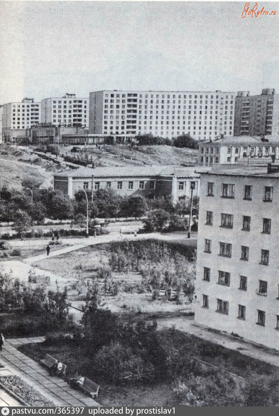 Мурманск - Театральный бульвар 1985—1988, Россия, Мурманская область, Мурманск