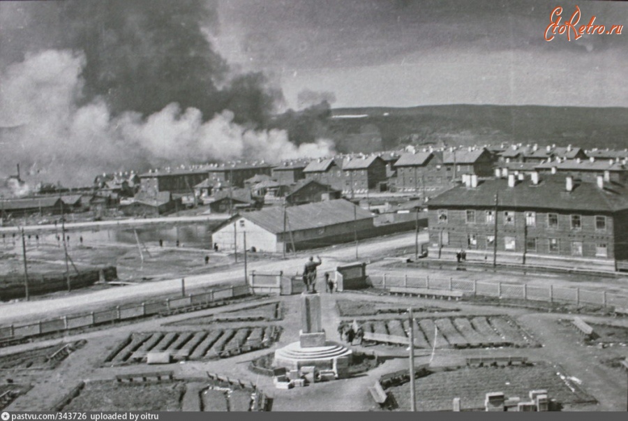 Мурманск - Пожар в торговом порту