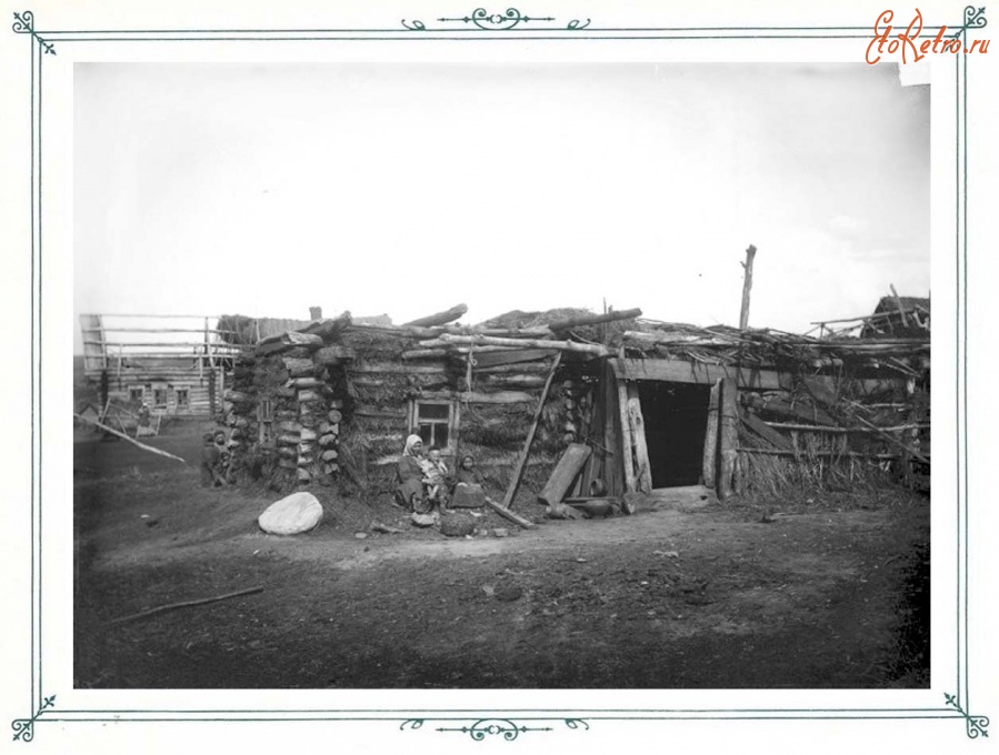 Сергач - Изба татарина Тарипджанова. Деревня Кадомка, Сергачский уезд. 1892 год