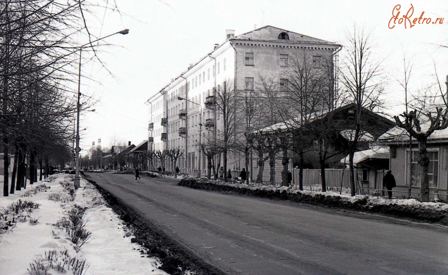 Боровичи - Боровичи-1980,улица Ленингадская.