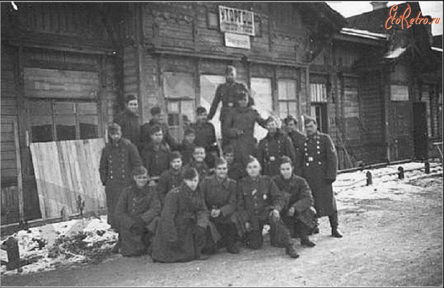 Шимск - Железнодорожный вокзал станции Уторгош во время немецкой оккупации 1941-1944 гг в Великой Отечественной войне