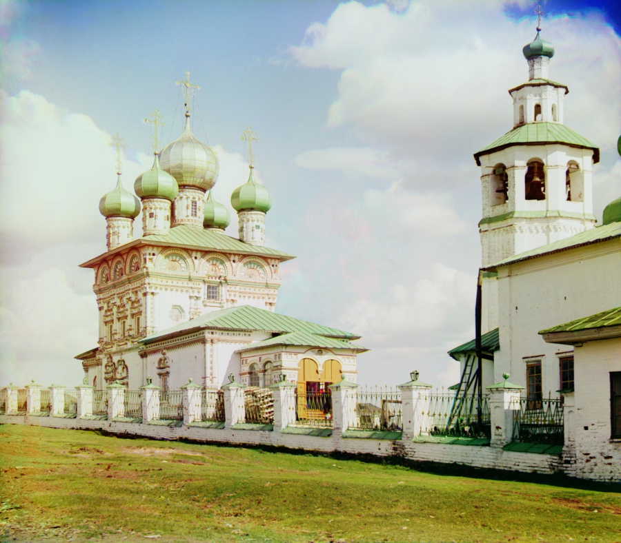 Ныроб - Храм Св. Николая Чудотворца с запада.