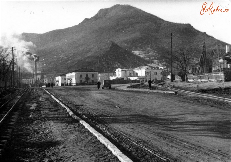 Дальнегорск - Центр поселка Тетюхе в 1958 году