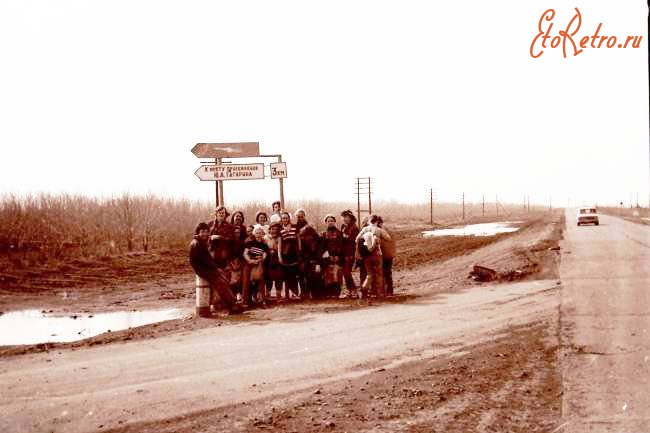 Саратовская область - Дорога к месту приземления Ю.А.Гагарина
