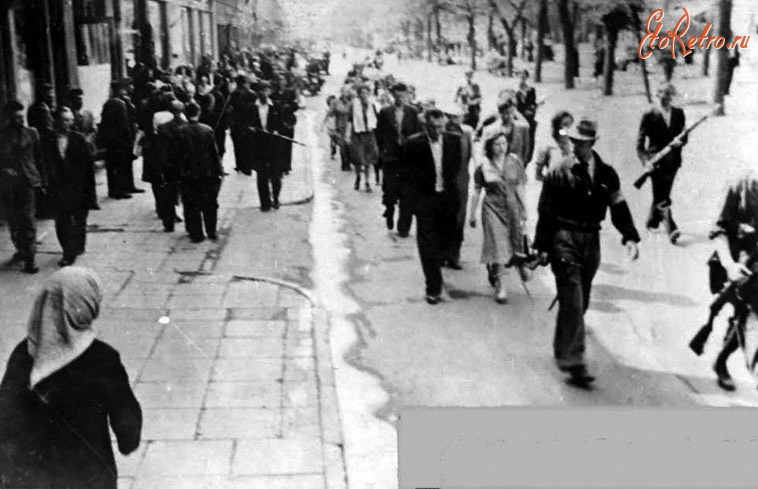 Разное - Советские граждане, схваченные полицией во время облавы