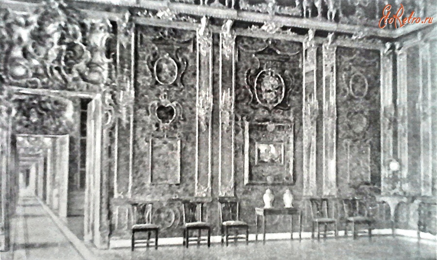 Разное - Янтарная комната в Екатерининском  дворце-музее,, г.Пушкин