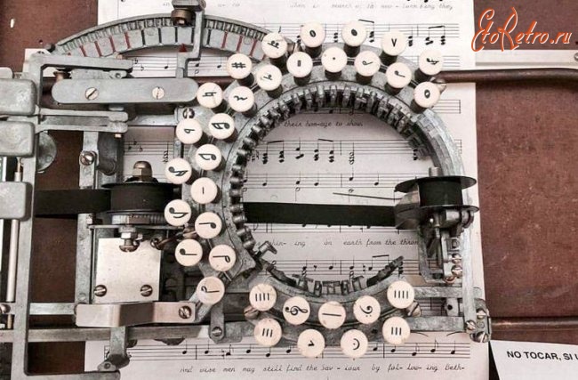 Разное - Пишущая машинка для нот