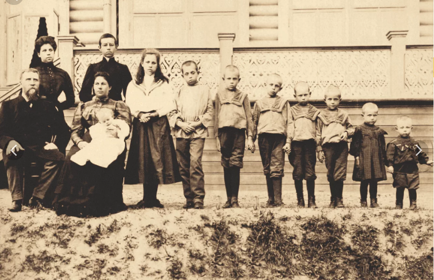 Разное - Образцовая, показательная, русская семья в 19 веке.