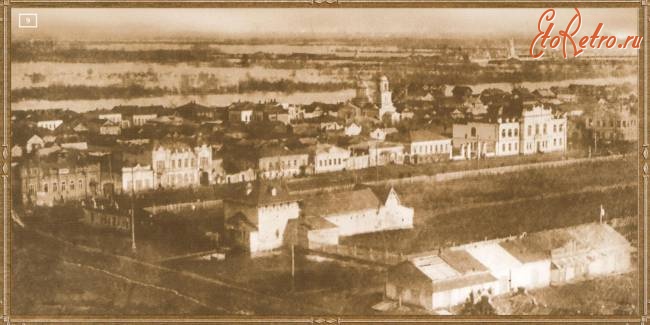 Пугачев - Центр г.Николаевска во время наводнения 1917г.