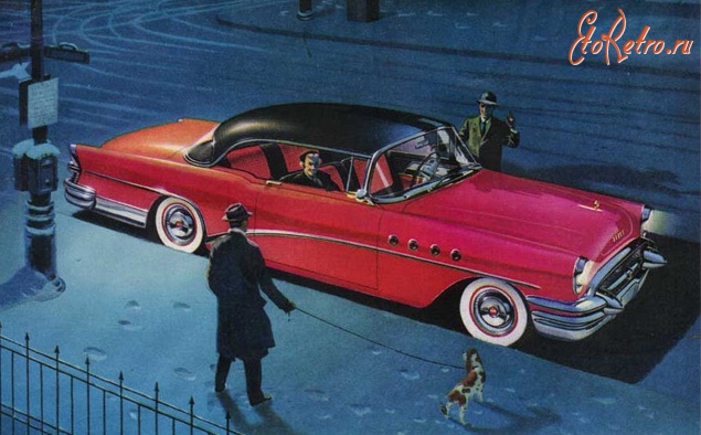 Ретро автомобили - Американская автомобильная реклама 50-60-х годов.