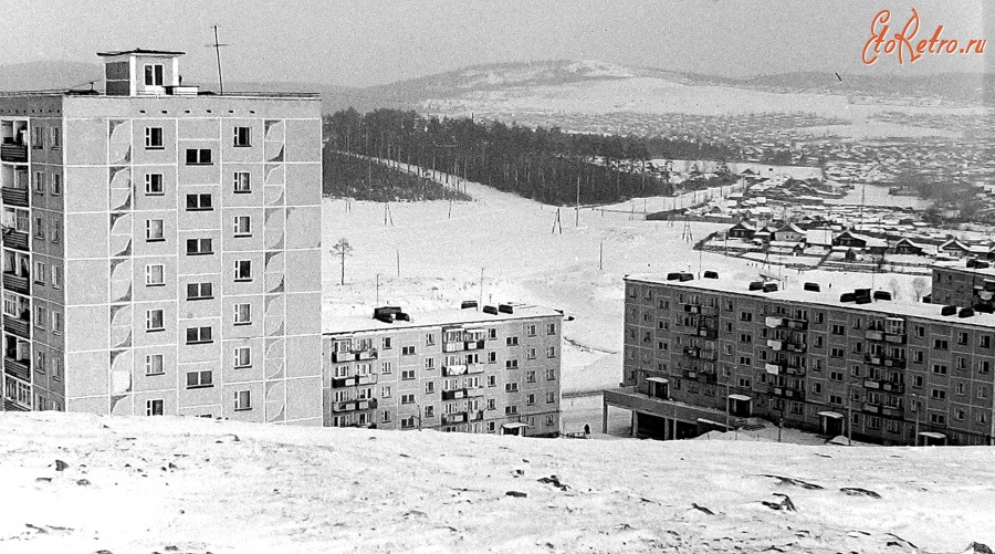 Первоуральск - Вайнера с горы зимой 1966