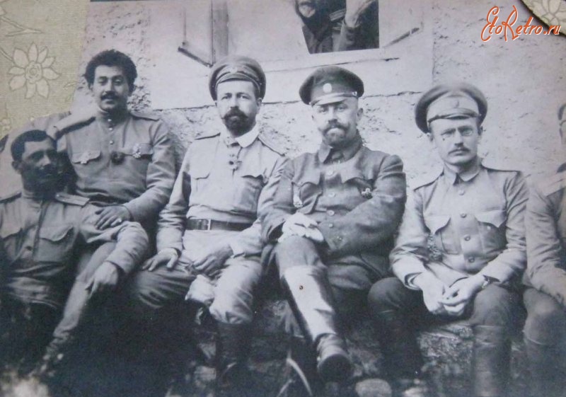 Россия - Офицеры русской армии в Первую мировую войну.