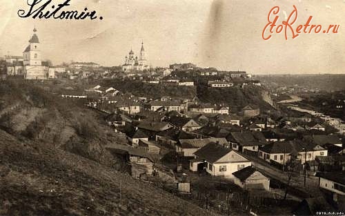 Житомир - Панорама с Охримовой Горы.