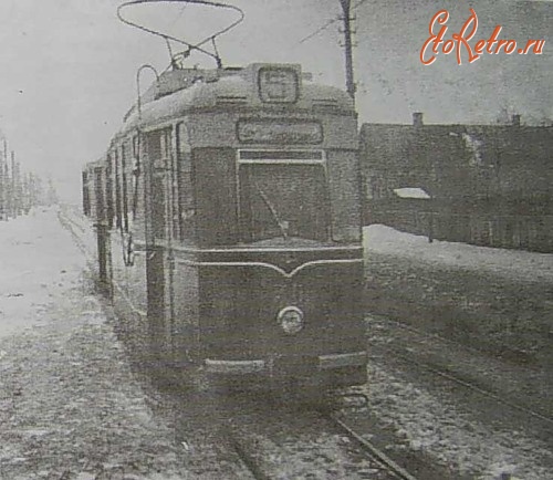 Житомир - Трамвайний поїзд Гота на вул.Східній,