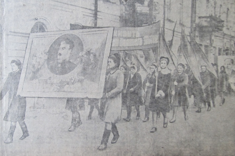 Житомир - Демонстрация трудящихся.
