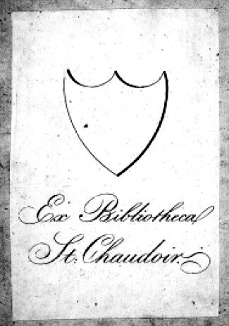 Житомир - “Ex Bibliotheca St. Chaudoir”;