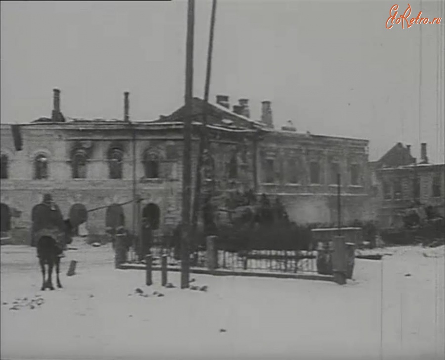 Житомир - Площа Рози Люксембург. Звільнення.Першого січня 1944 року.
