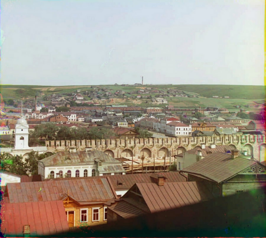 Смоленск - Смоленск Северо-восточная часть города с крепостной стеной