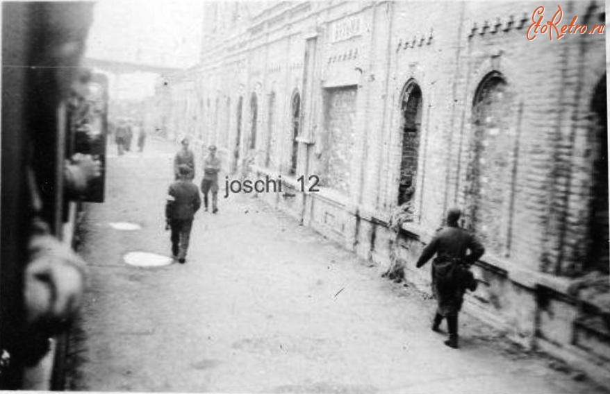 Вязьма - Железнодорожный вокзал станции Вязьма во время оккупации в 1941-1943