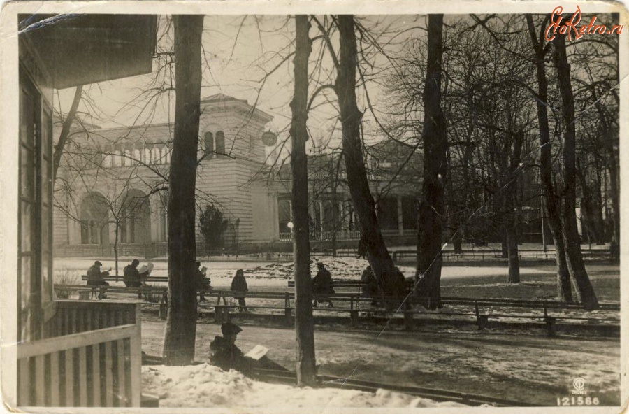 Кисловодск - Парк зимой. Колоннада