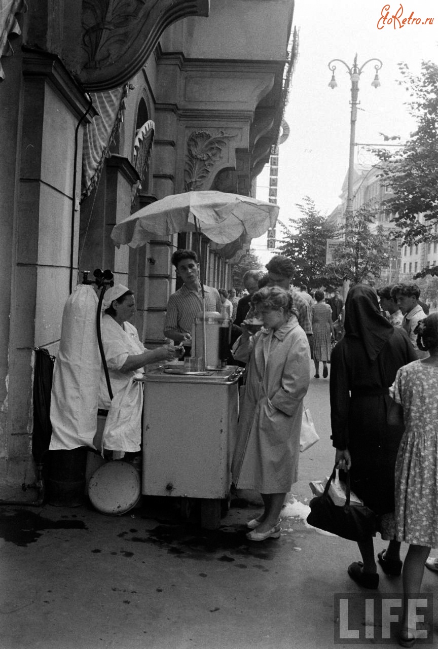 Москва - Газированая вода на улицах Москвы 1960