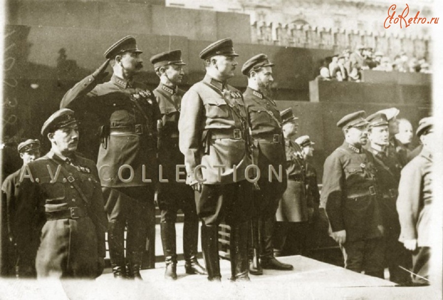 Москва - На параде войск Московского гарнизона. 1934 год.