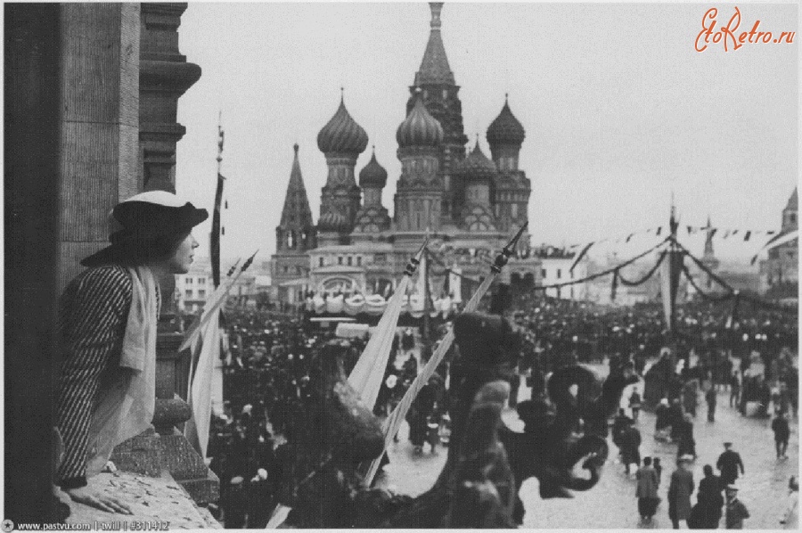 Москва - Вид из окна торговых рядов 1912, Россия, Москва,