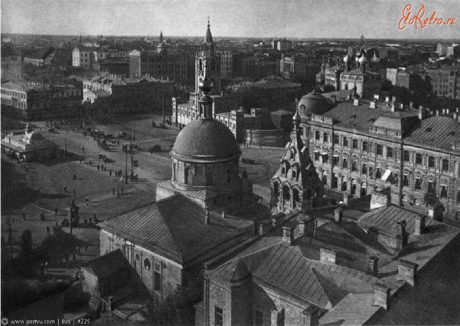 Москва - Панорама с дома Нирнзее (1) 1915—1917, Россия, Москва,