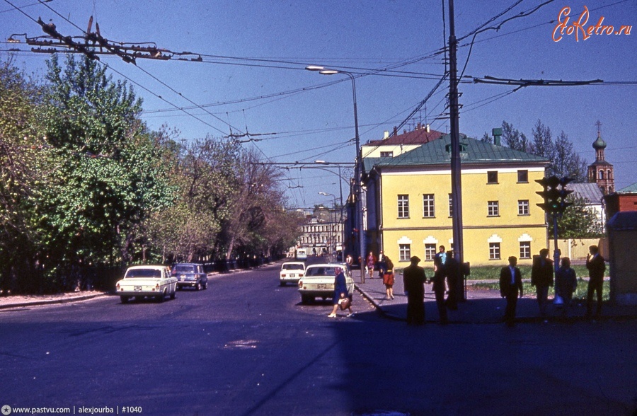 Москва - Страстной бульвар 1975, Россия, Москва,