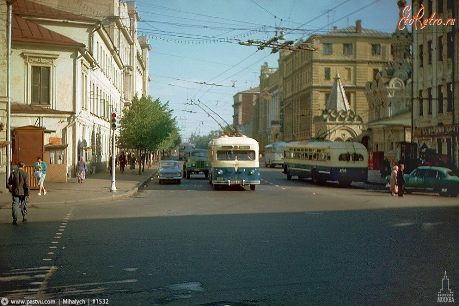Москва - Улица Чехова (Малая Дмитровка) 1966, Россия, Москва,