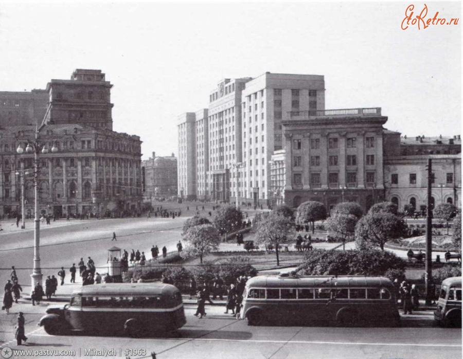 Москва - Театральная площадь 1945—1947, Россия, Москва,