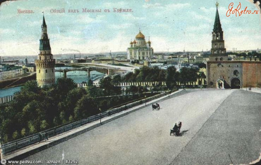Москва - Вид из Кремля 1900, Россия, Москва,