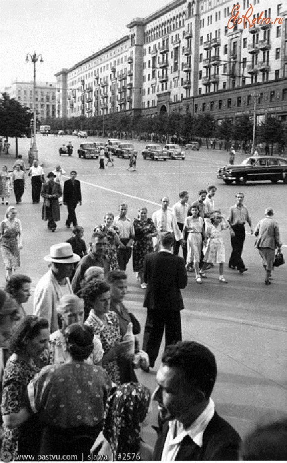 Москва - Улица Горького 1954, Россия, Москва