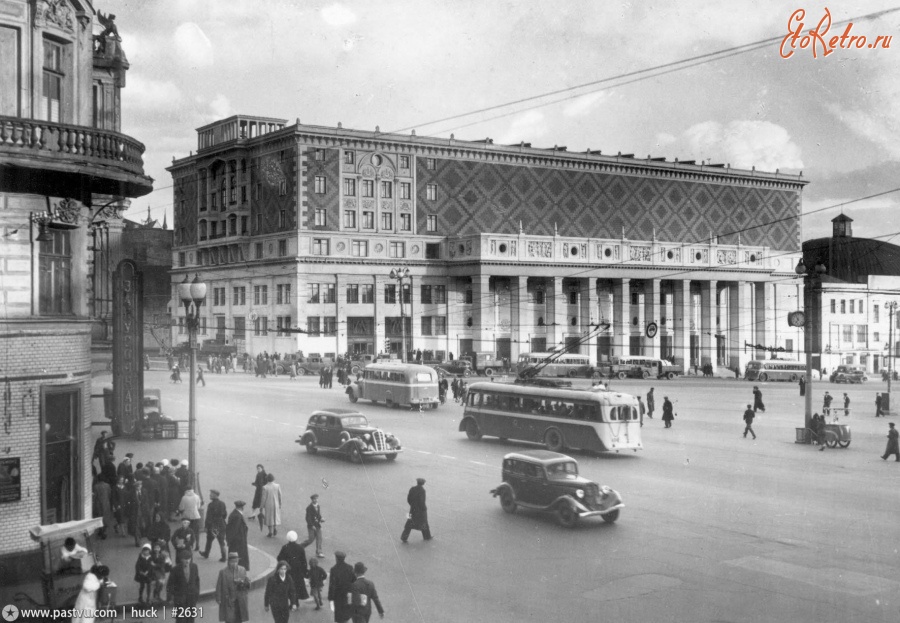 Москва - Концертный зал имени П.И. Чайковского на Триумфальной площади 1940—1947, Россия, Москва,