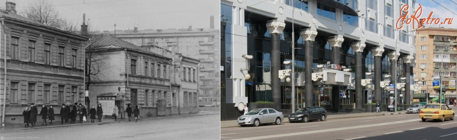 Москва - Новослободская к Лесной улице 1974, Россия, Москва,