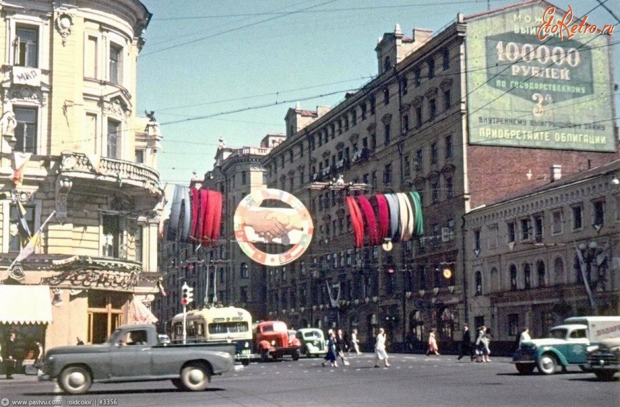 Москва - Москва в дни фестиваля молодёжи и студентов 1957, Россия, Москва,
