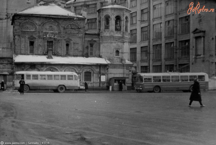Москва - Площадь Ногина (Славянская площадь) 1966, Россия, Москва,