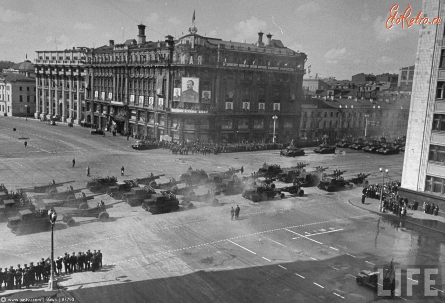 Москва - Парад 1 мая 1947 года, Россия, Москва,