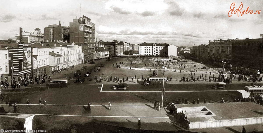 Москва - Пушкинская (Страстная) площадь 1937, Россия, Москва,