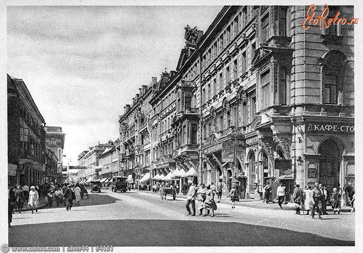 Москва - Тверская улица. Булочная Д. И. Филиппова 1928, Россия, Москва