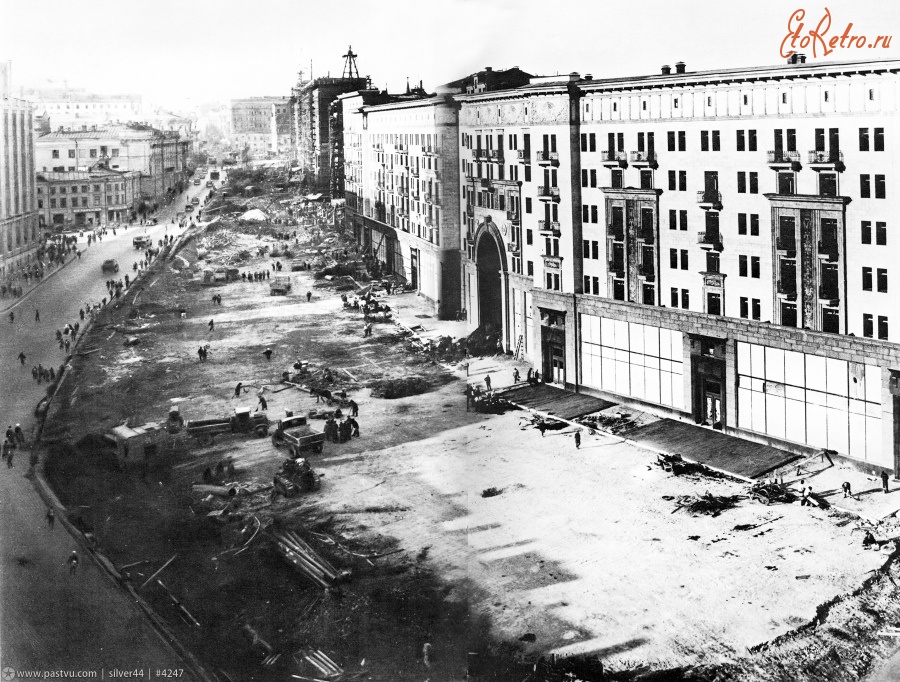 Москва - Улица Горького 1938, Россия, Москва,