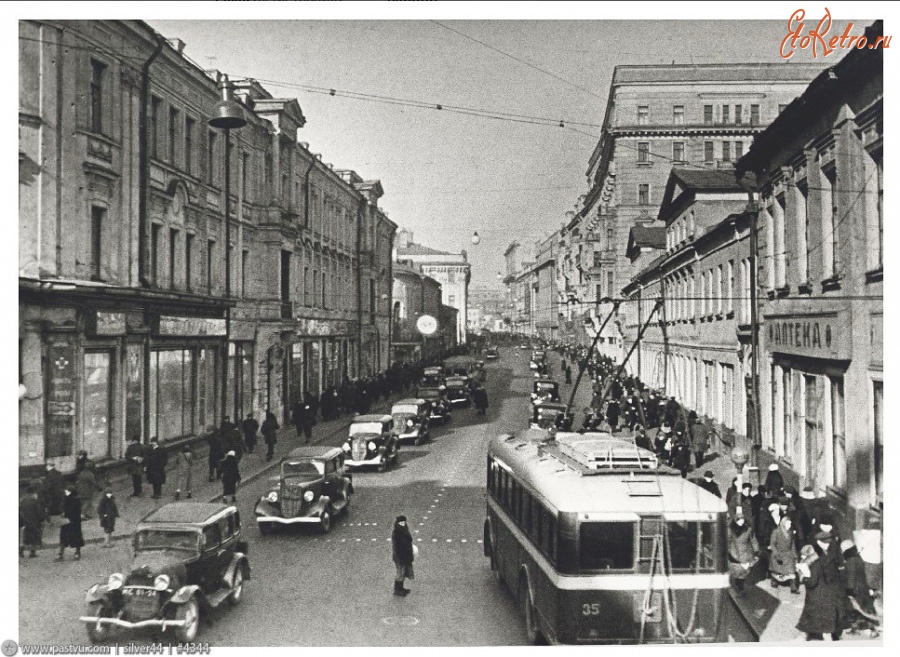 Москва - Улица Горького 1937—1938, Россия, Москва,