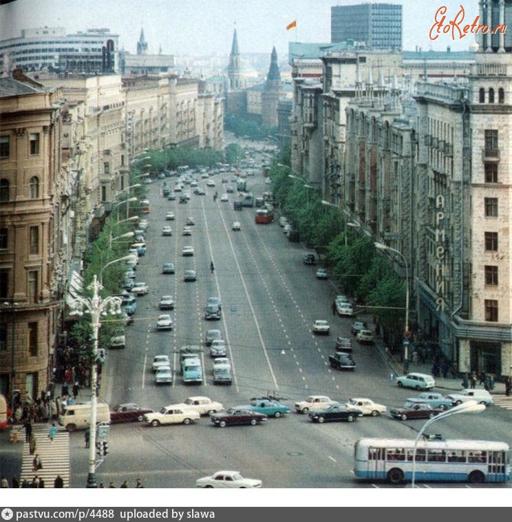 Москва - Улица Горького 1977, Россия, Москва