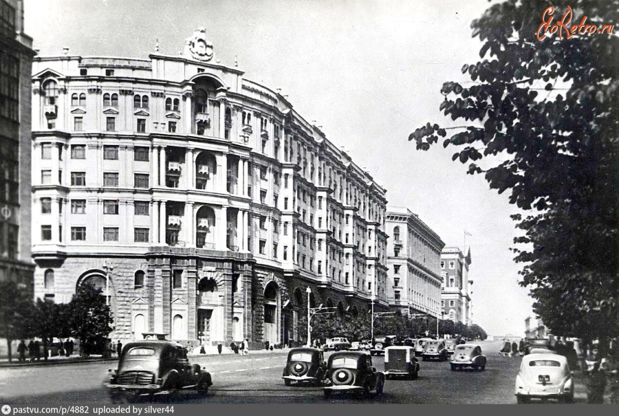 Москва - Улица Горького 1953, Россия, Москва,