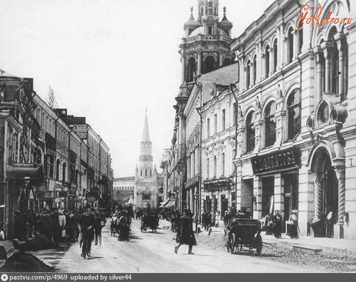 Москва - Никольская улица 1902, Россия, Москва,